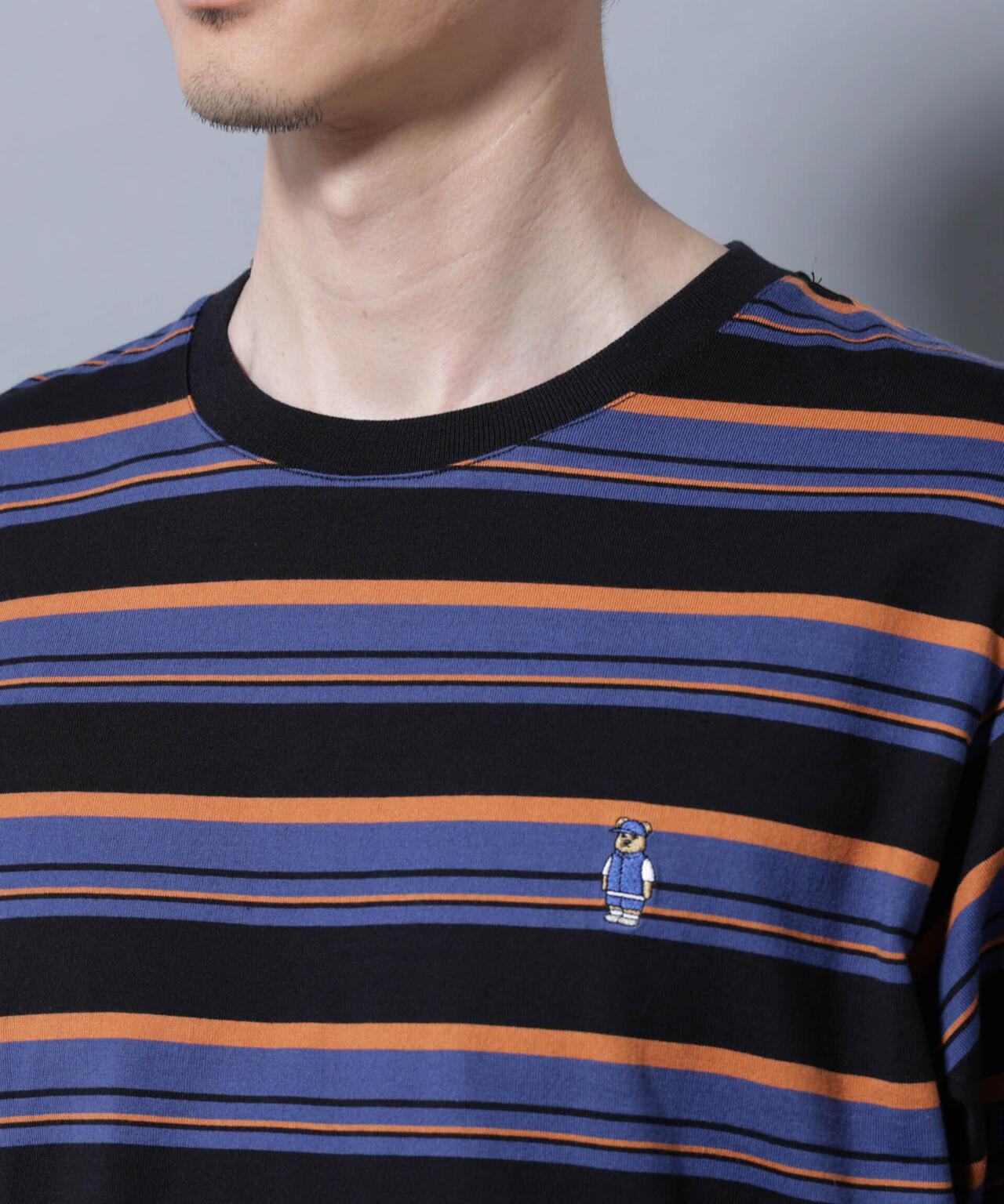 ナノベアボーダーTシャツ 半袖 6725224209