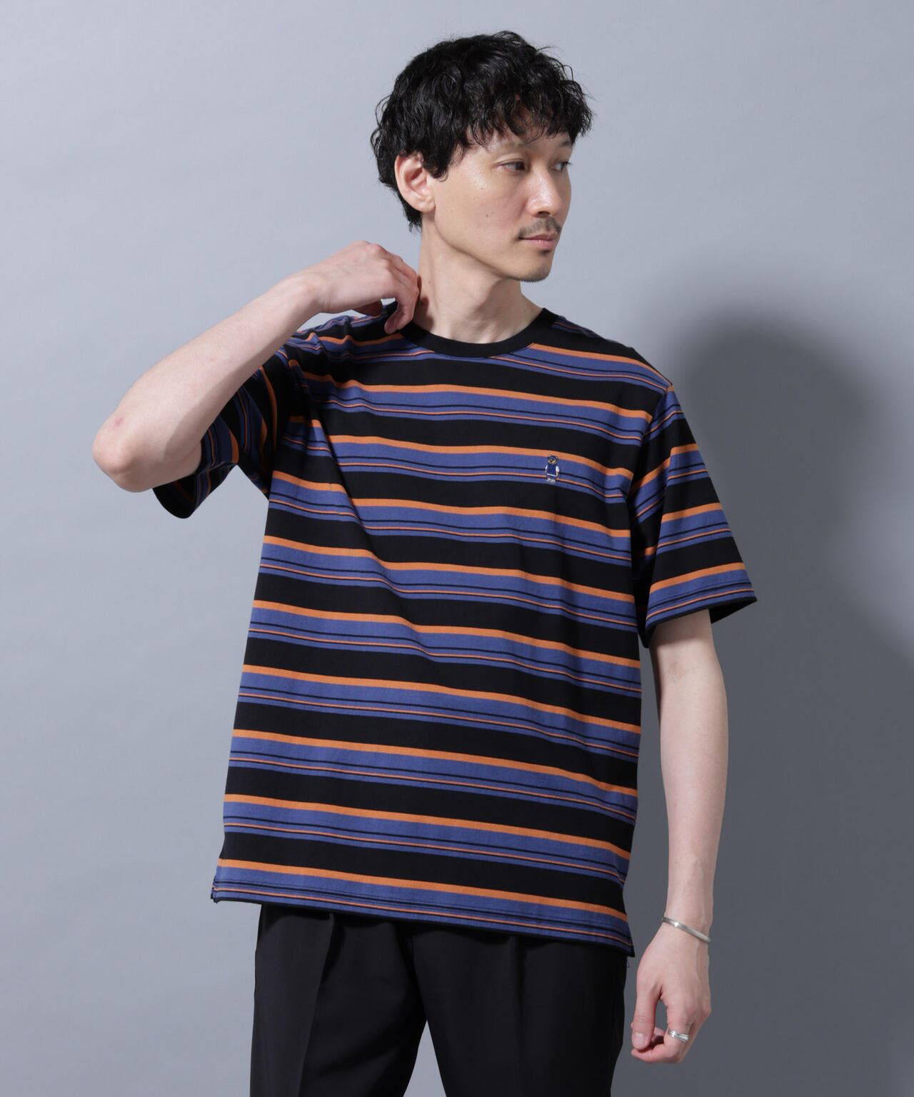 ナノベアボーダーTシャツ 半袖 6725224209