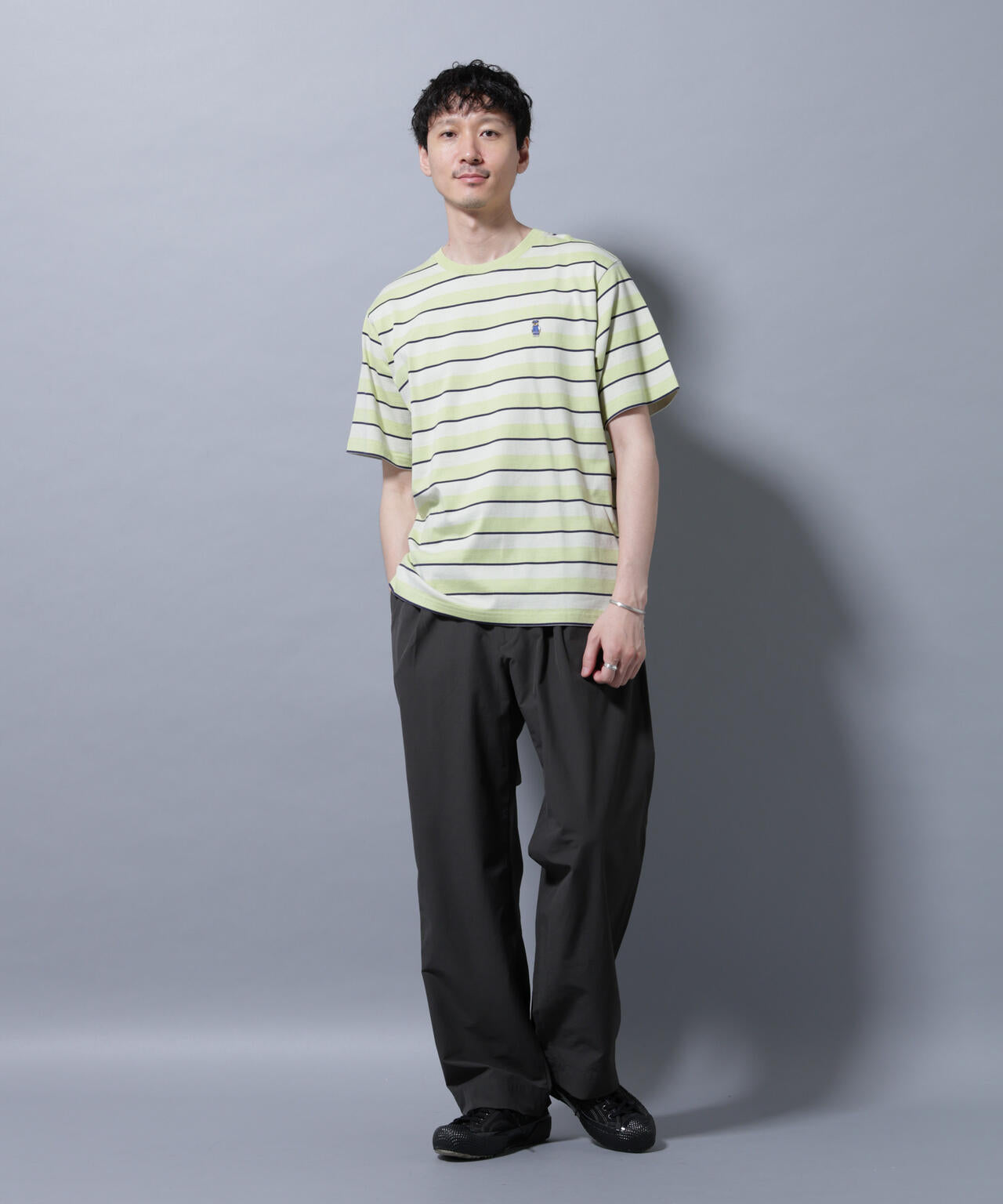 ナノベアボーダーTシャツ 半袖 6725224209
