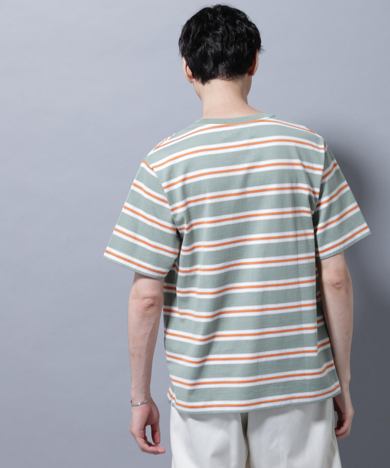 ナノベアボーダーTシャツ 半袖 6725224209