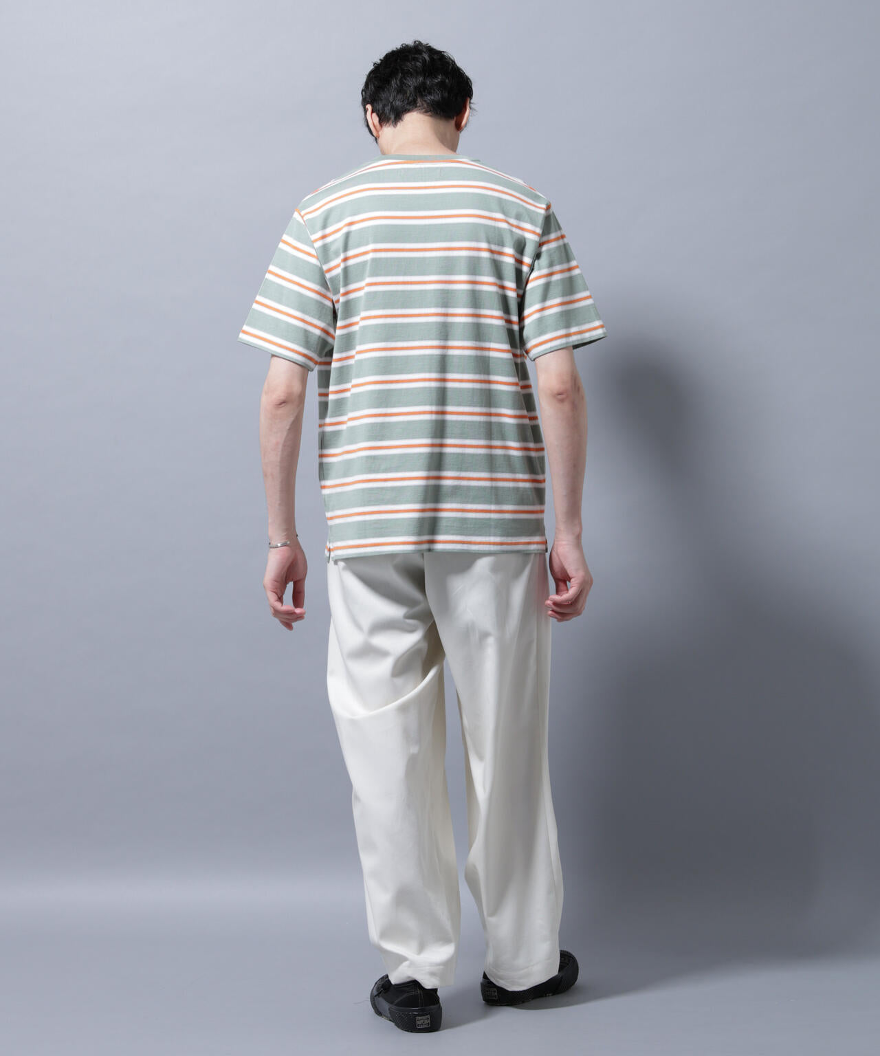 ナノベアボーダーTシャツ 半袖 6725224209