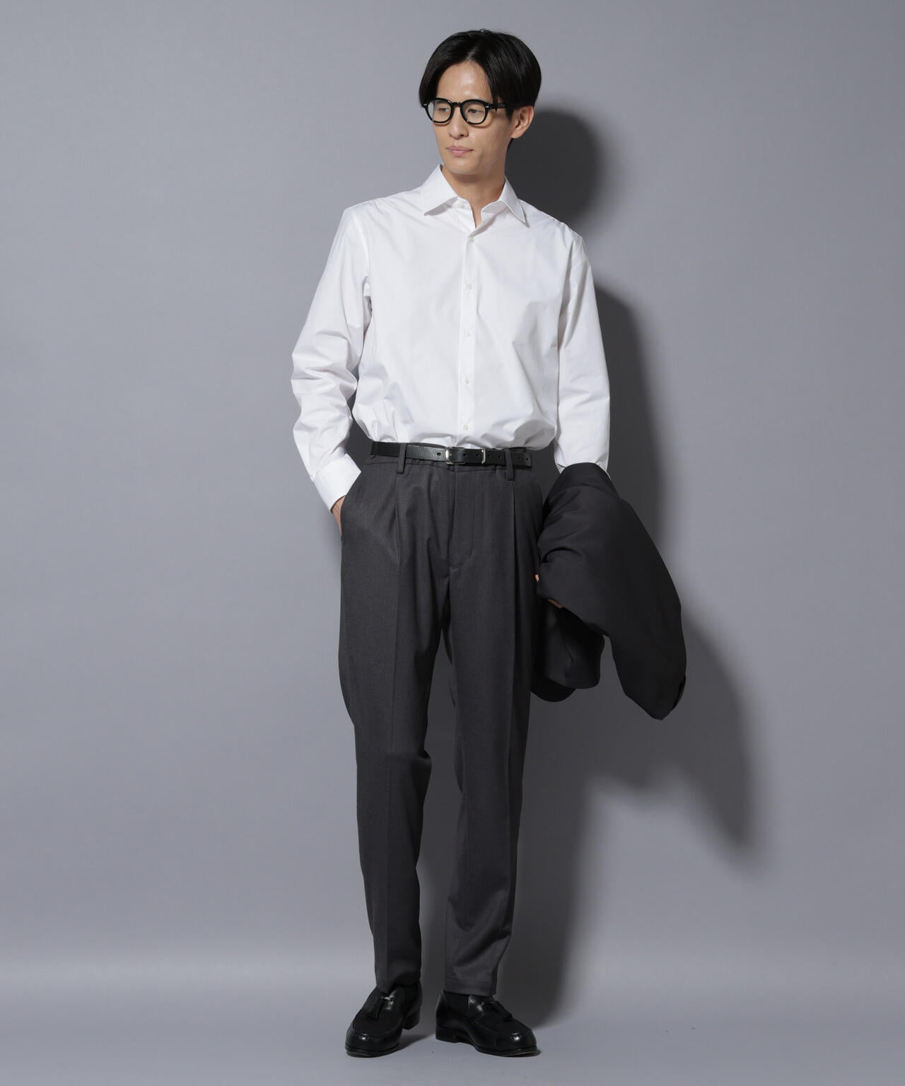 微起毛1タックテーパードパンツ 6725227213