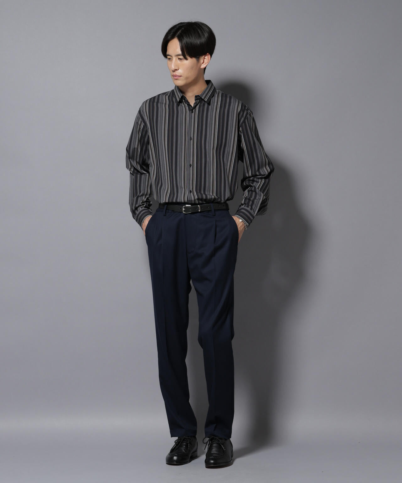 微起毛1タックテーパードパンツ 6725227213
