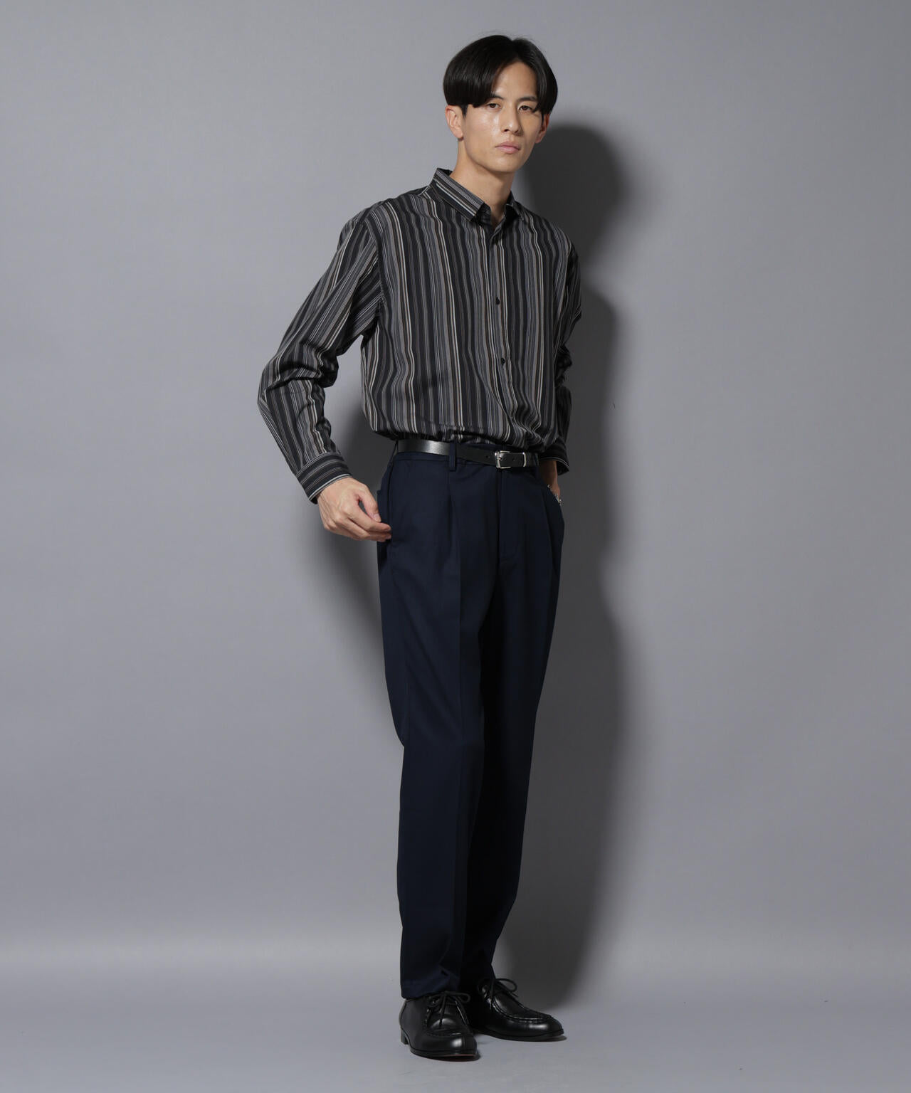 微起毛1タックテーパードパンツ 6725227213