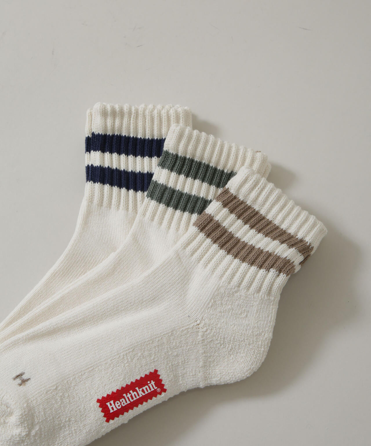 Healthknit/シンカー2本ライン ソックス 3足SET 6725251020