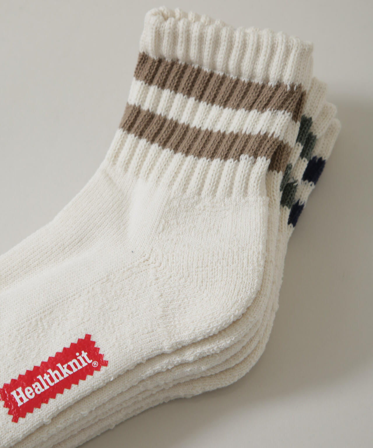 Healthknit/シンカー2本ライン ソックス 3足SET 6725251020