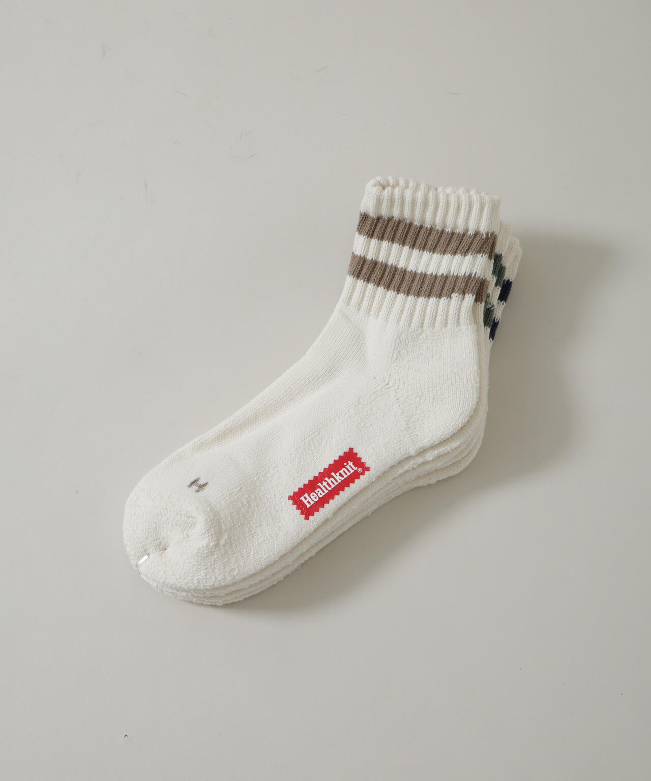 Healthknit/シンカー2本ライン ソックス 3足SET 6725251020