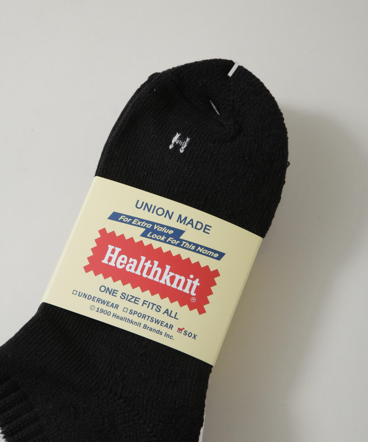 Healthknit/シンカーモノトーン2本ライン ソックス 3足セット 6725251021