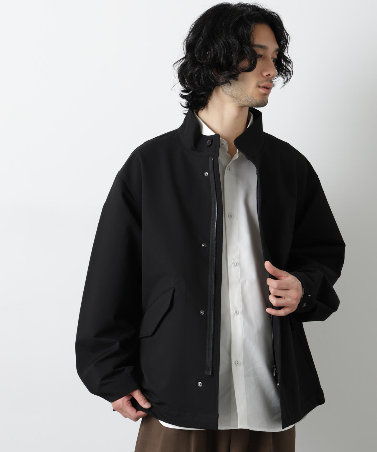 ドレープショートモッズブルゾン 6726112206