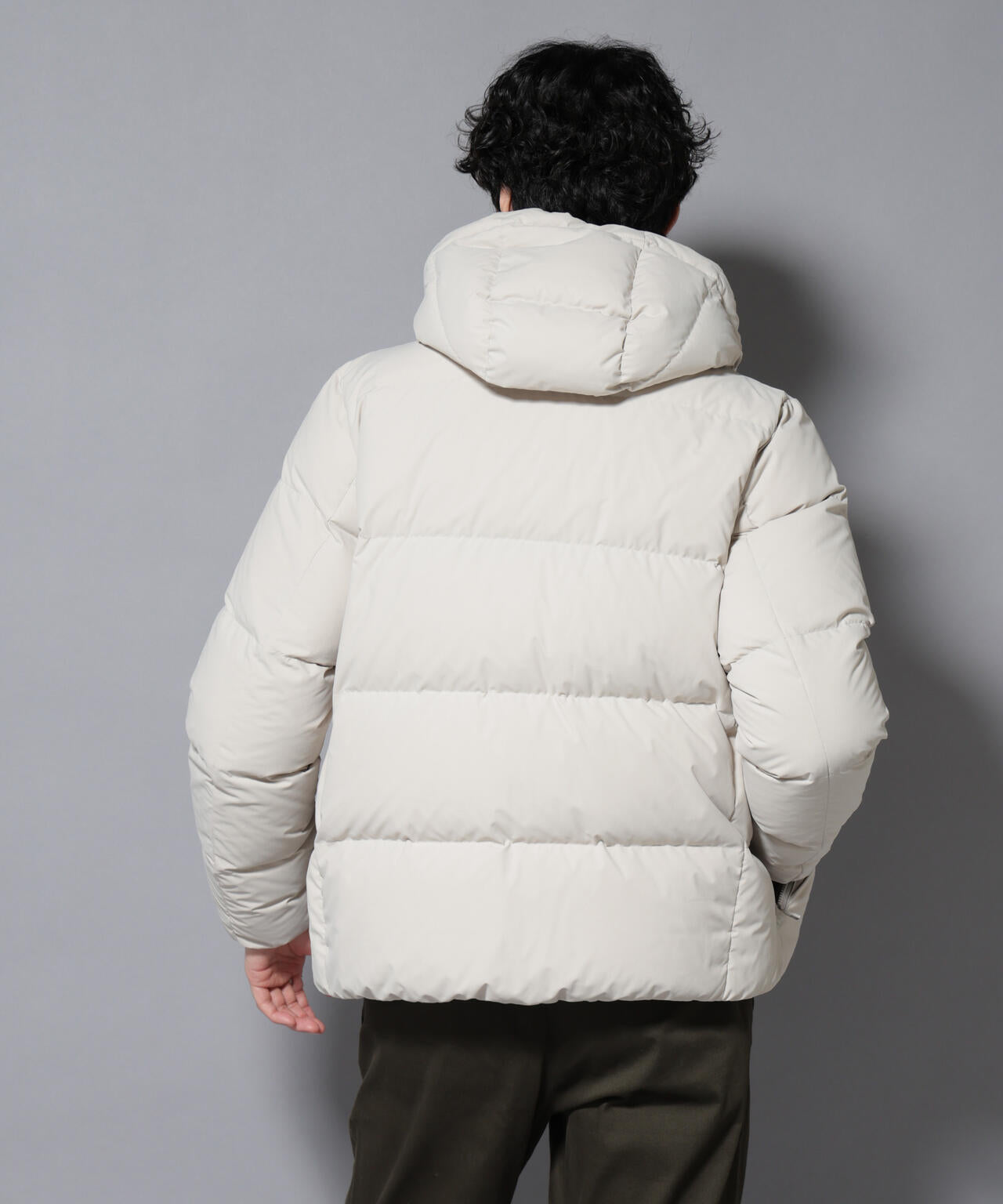 anewdown(R)フルダルステッチフーデット撥水ダウン 6726114202