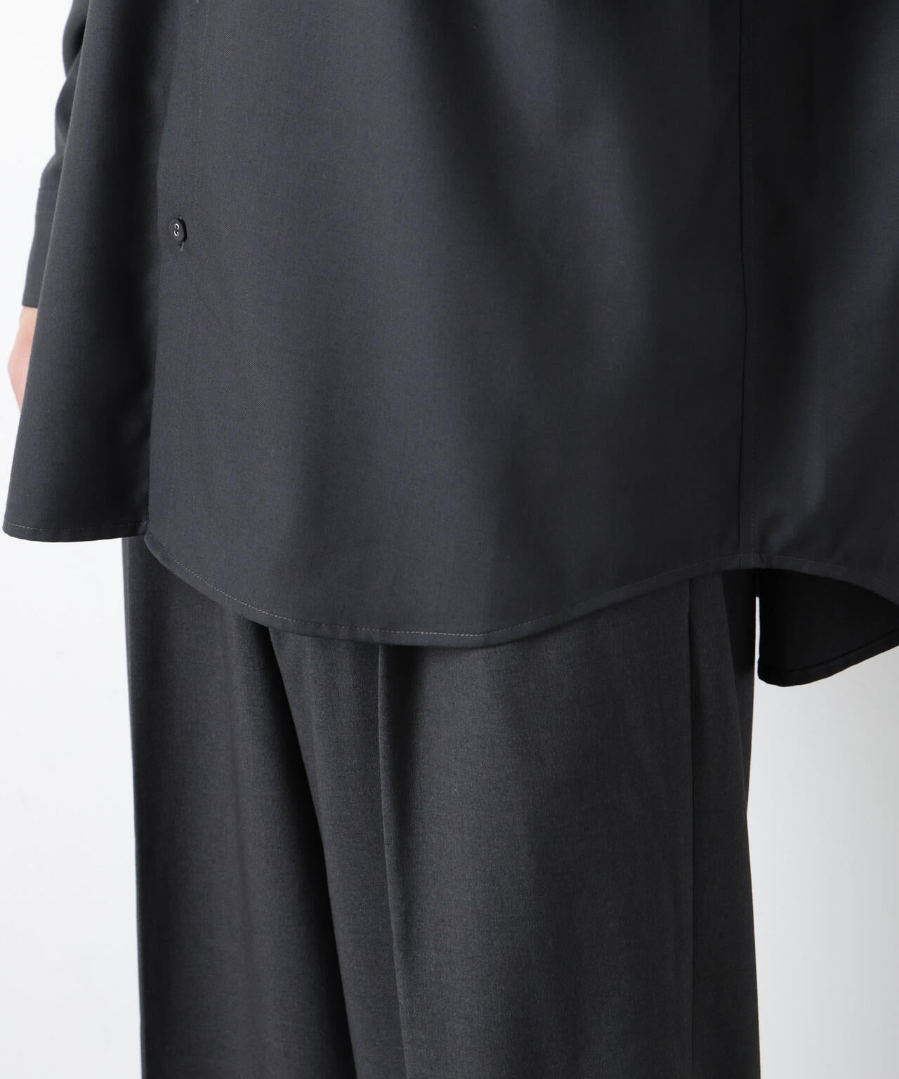 ビッグドレープシャツ 長袖 6726120201