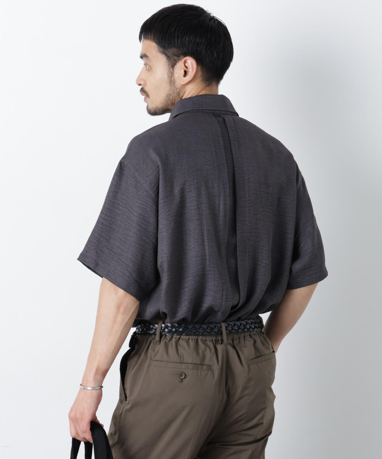 NORMANBROS別注 ワッシャーシャツ半袖 6726121001