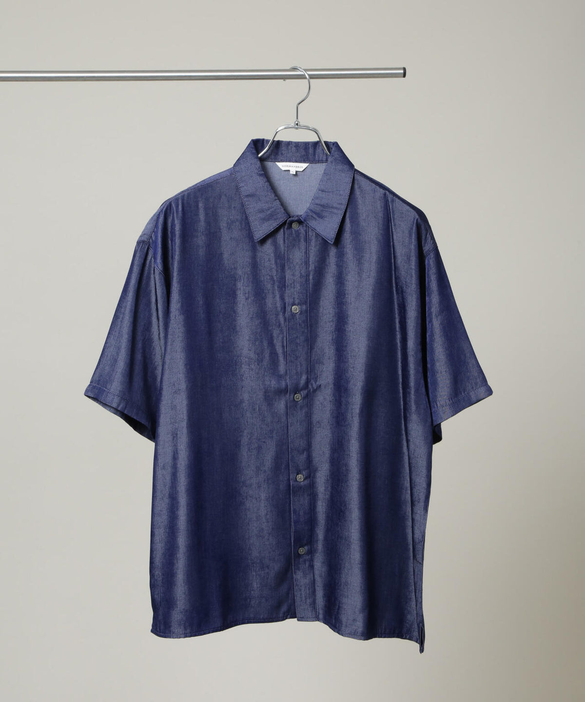 NORMANBROS別注 シャンブレーシャツ 半袖 6726121002