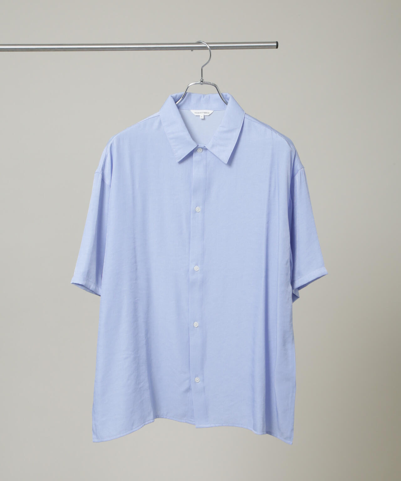 NORMANBROS別注 シャンブレーシャツ 半袖 6726121002