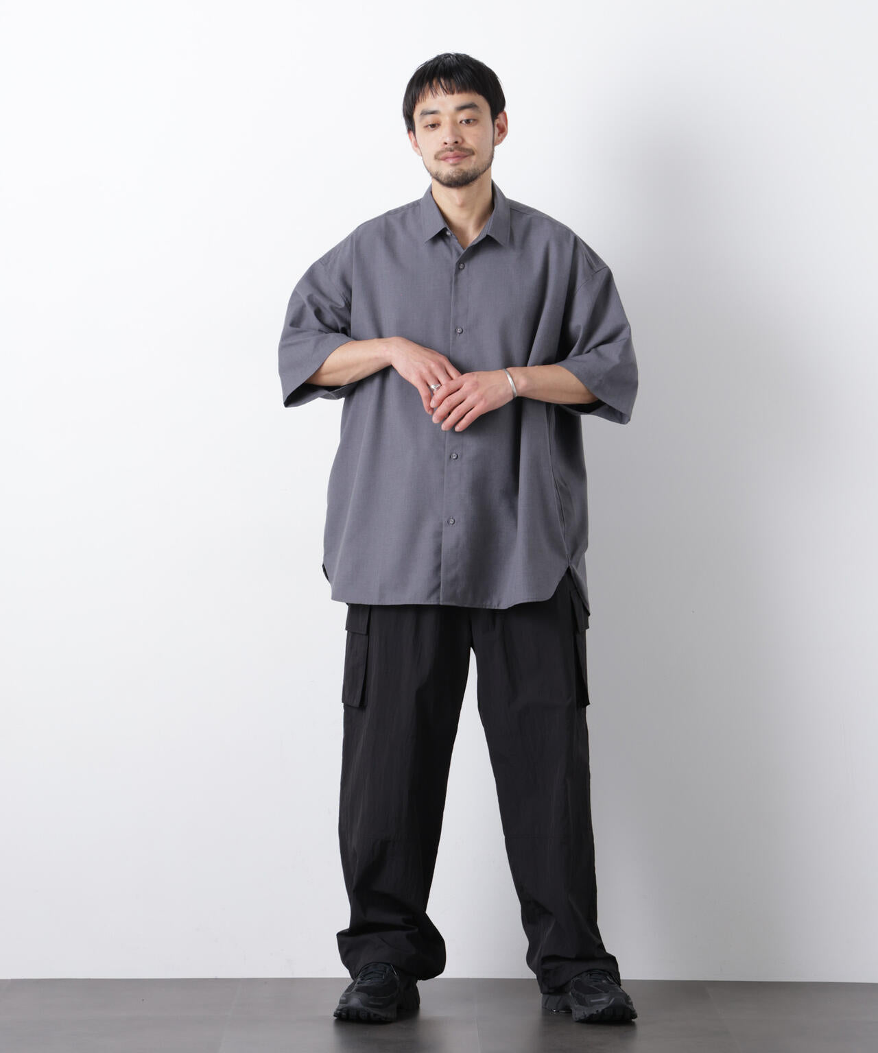 ビッグドレープシャツ 半袖 6726121210