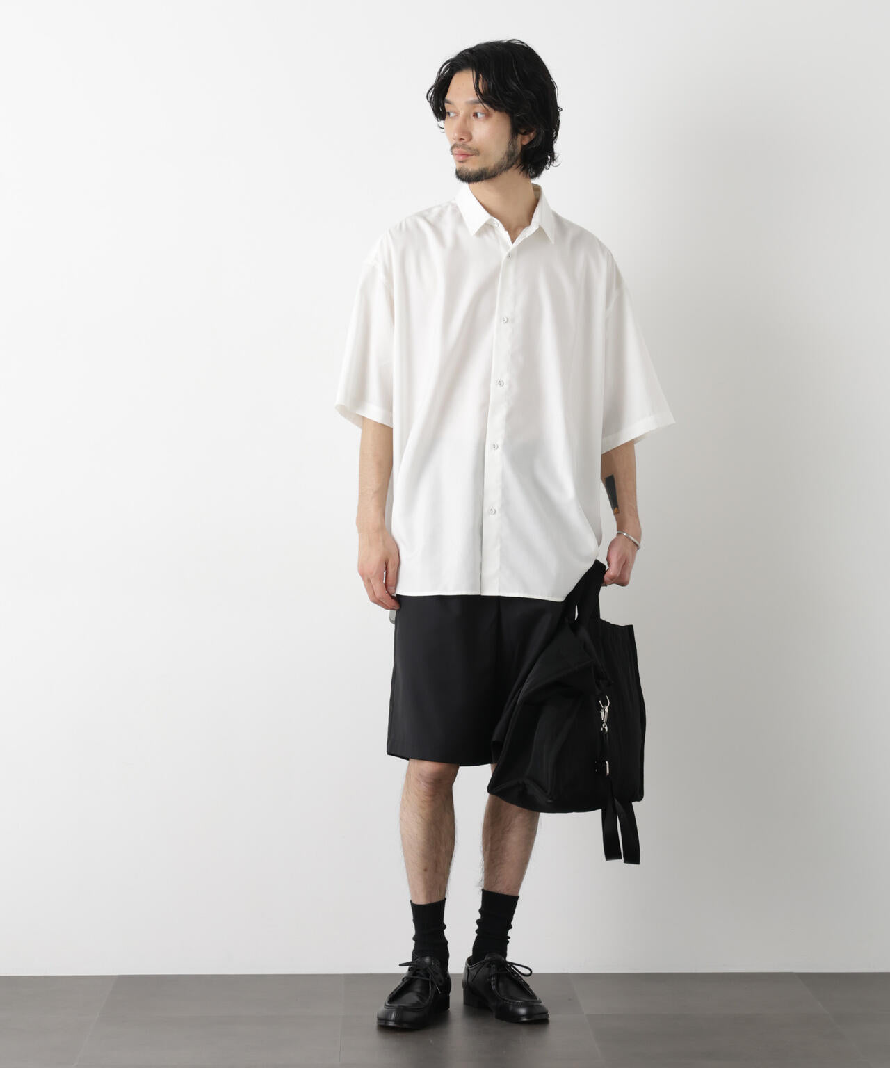 ビッグドレープシャツ 半袖 6726121210
