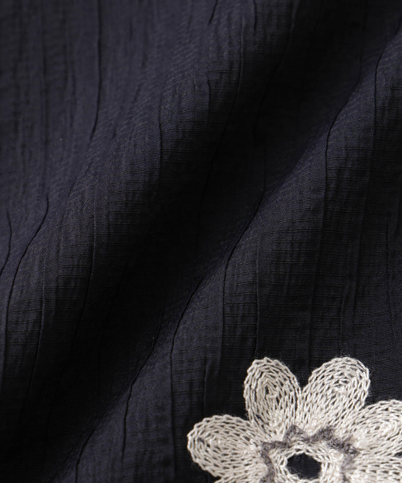 フラワー刺繍シャツ 半袖 6726121217