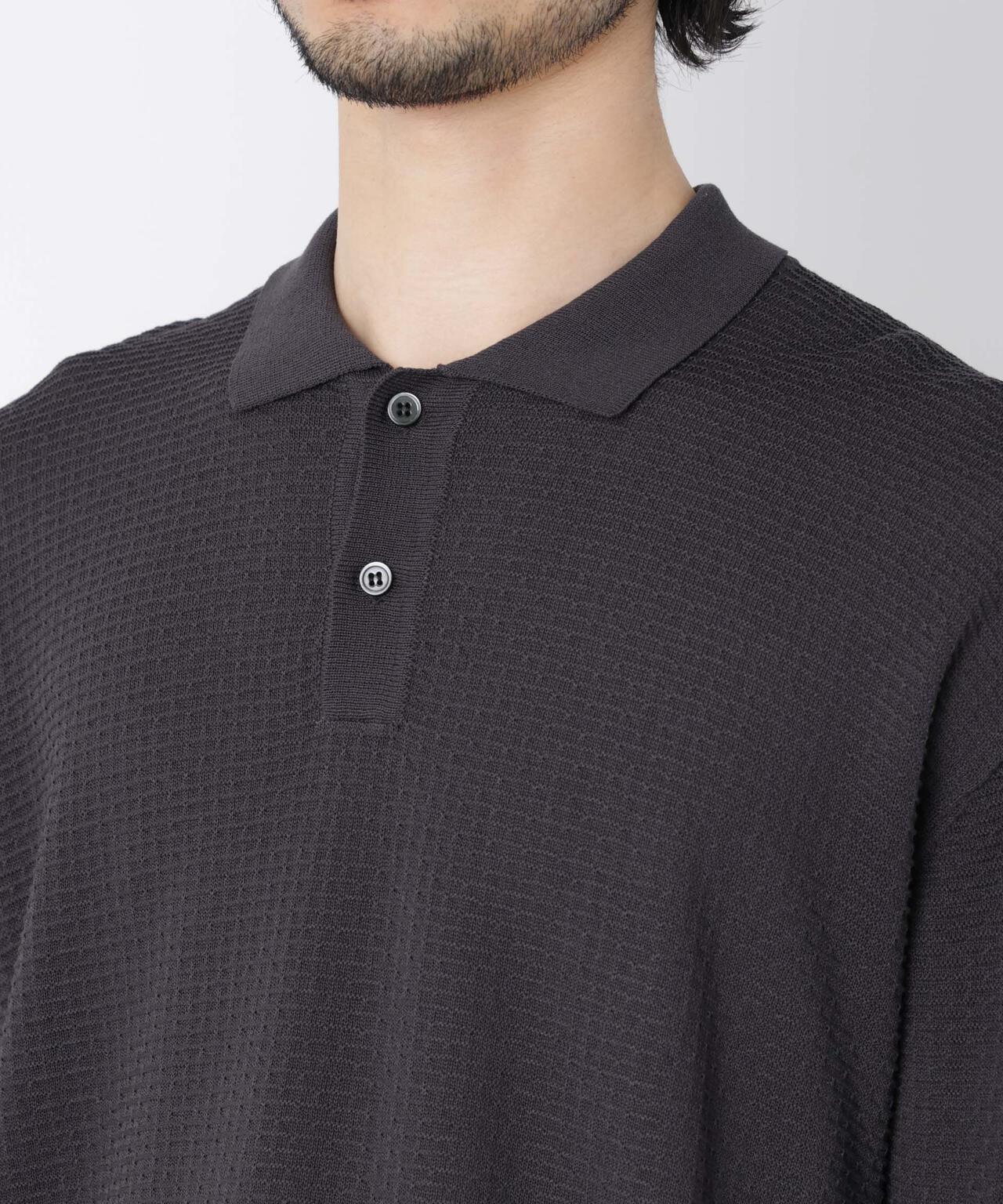 エアリードレープ ニットポロシャツ 半袖 6726122214