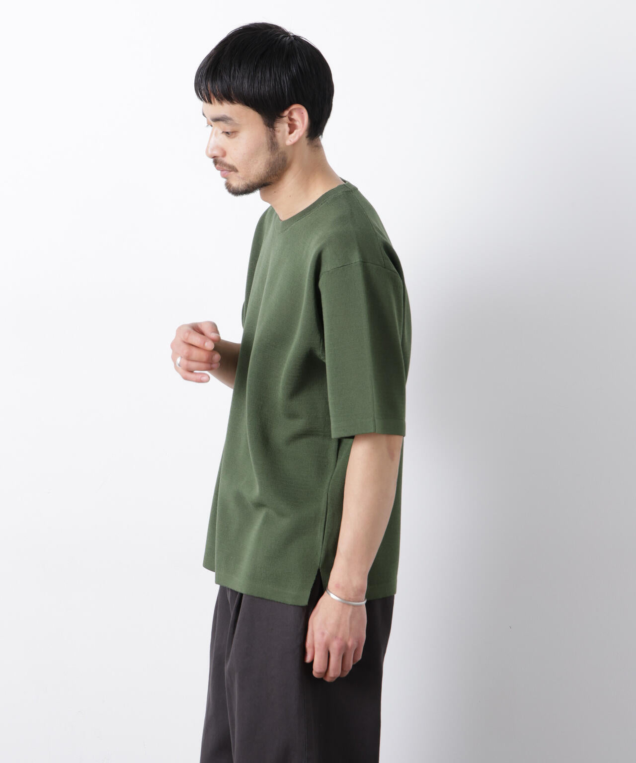 12ゲージドライニットTシャツ 半袖 6726122217