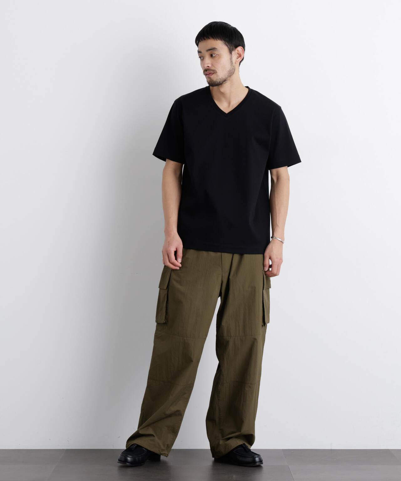 アンチスメル Vネック Tシャツ 半袖 6726124204
