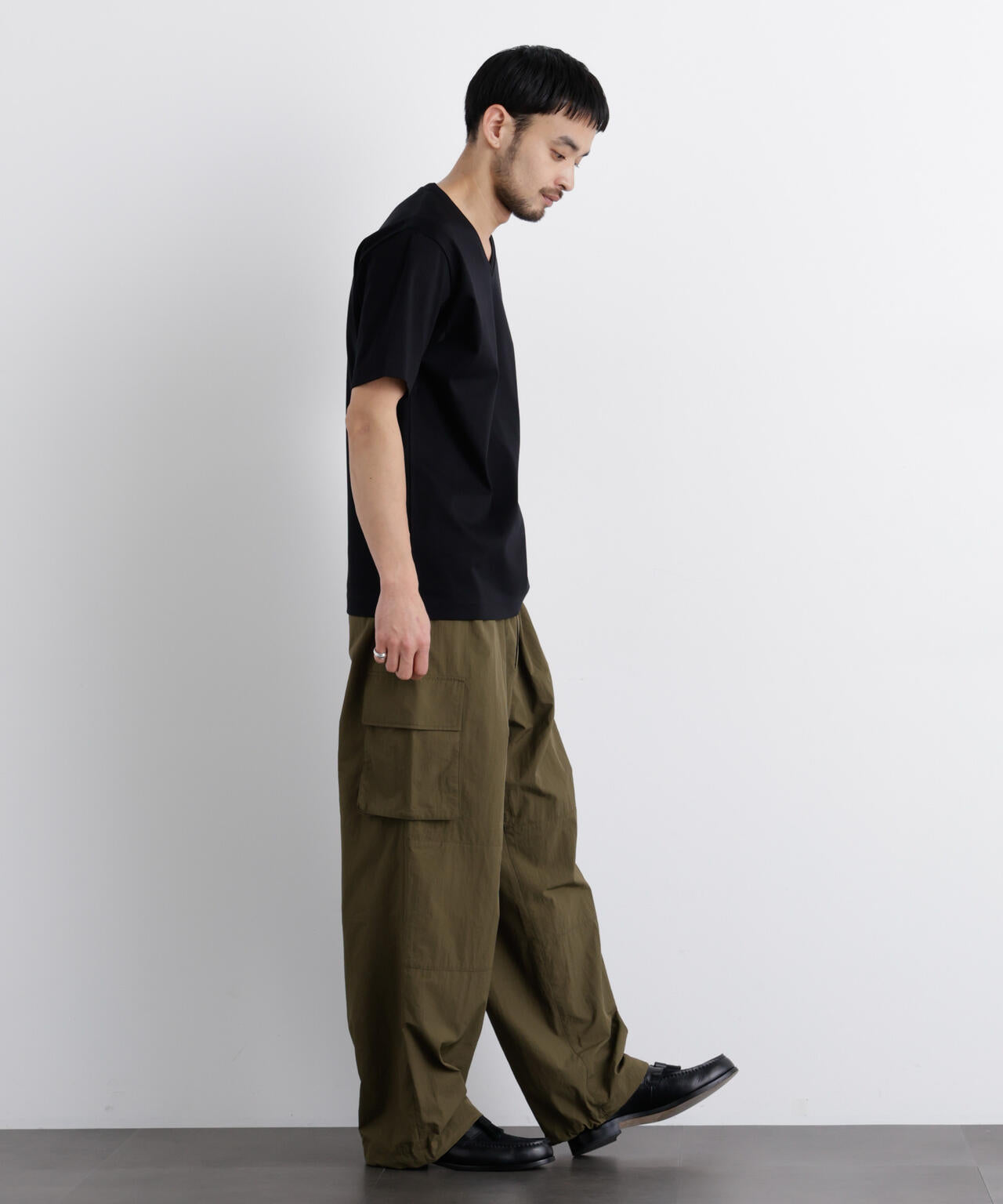 アンチスメル Vネック Tシャツ 半袖 6726124204