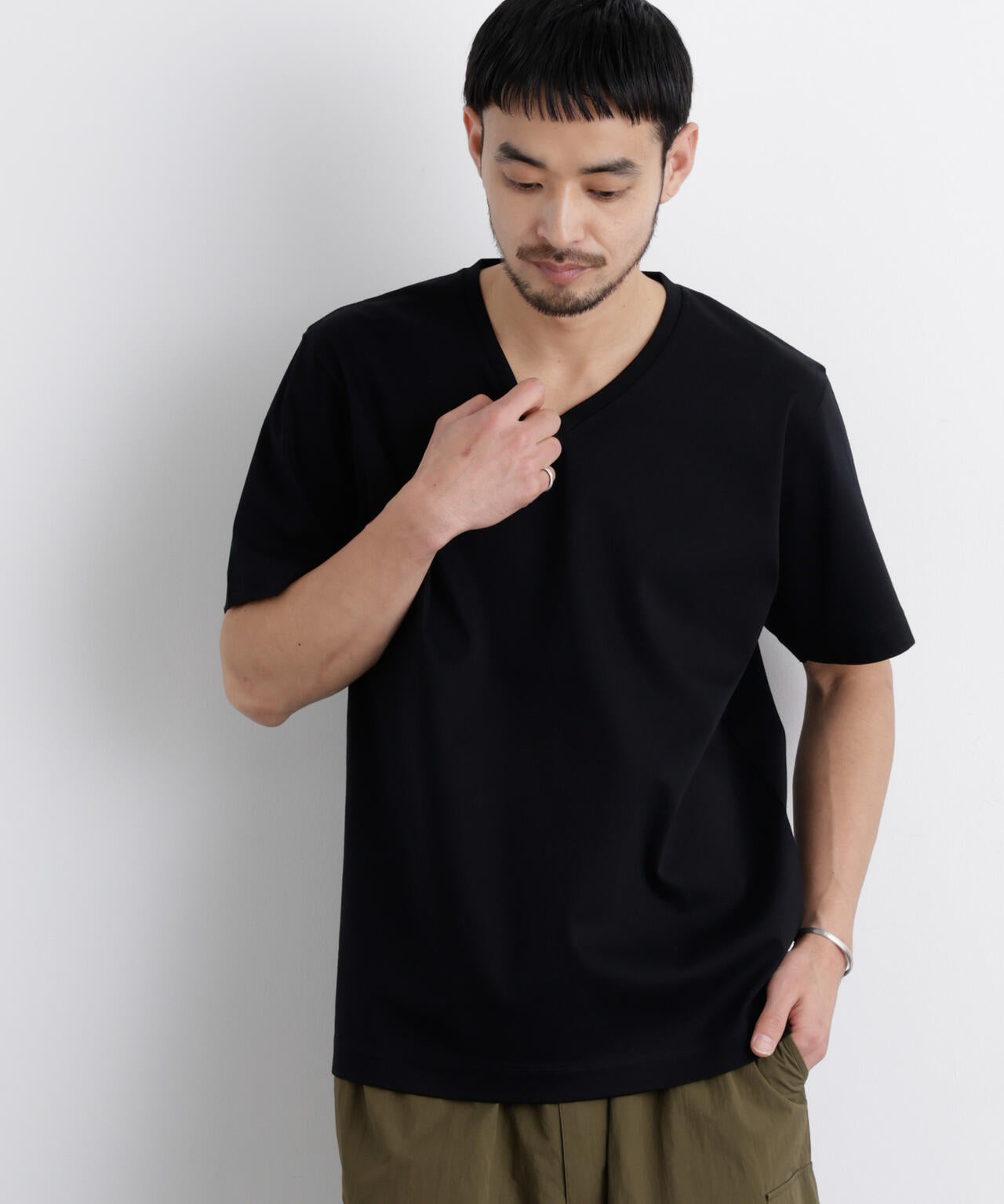 アンチスメル Vネック Tシャツ 半袖 6726124204