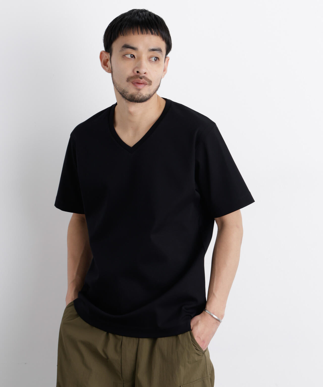アンチスメル Vネック Tシャツ 半袖 6726124204