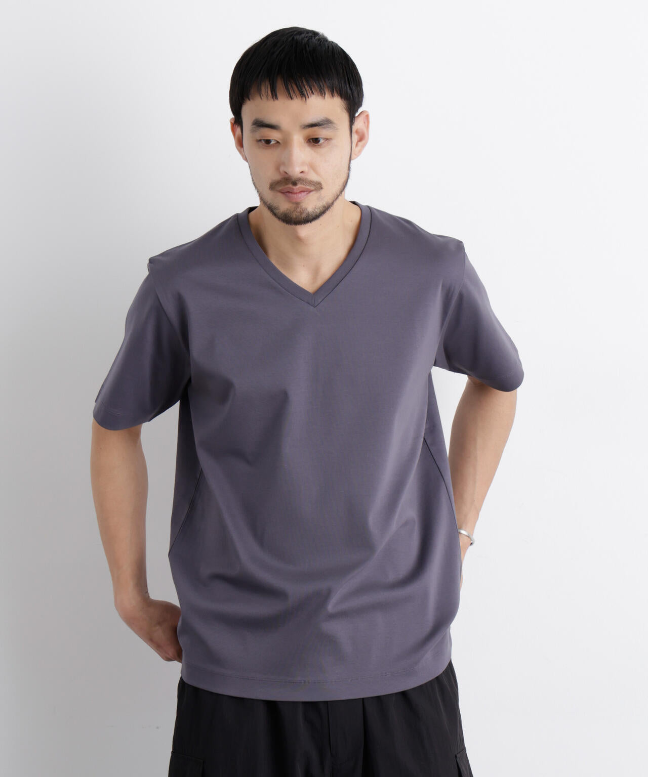 アンチスメル Vネック Tシャツ 半袖 6726124204