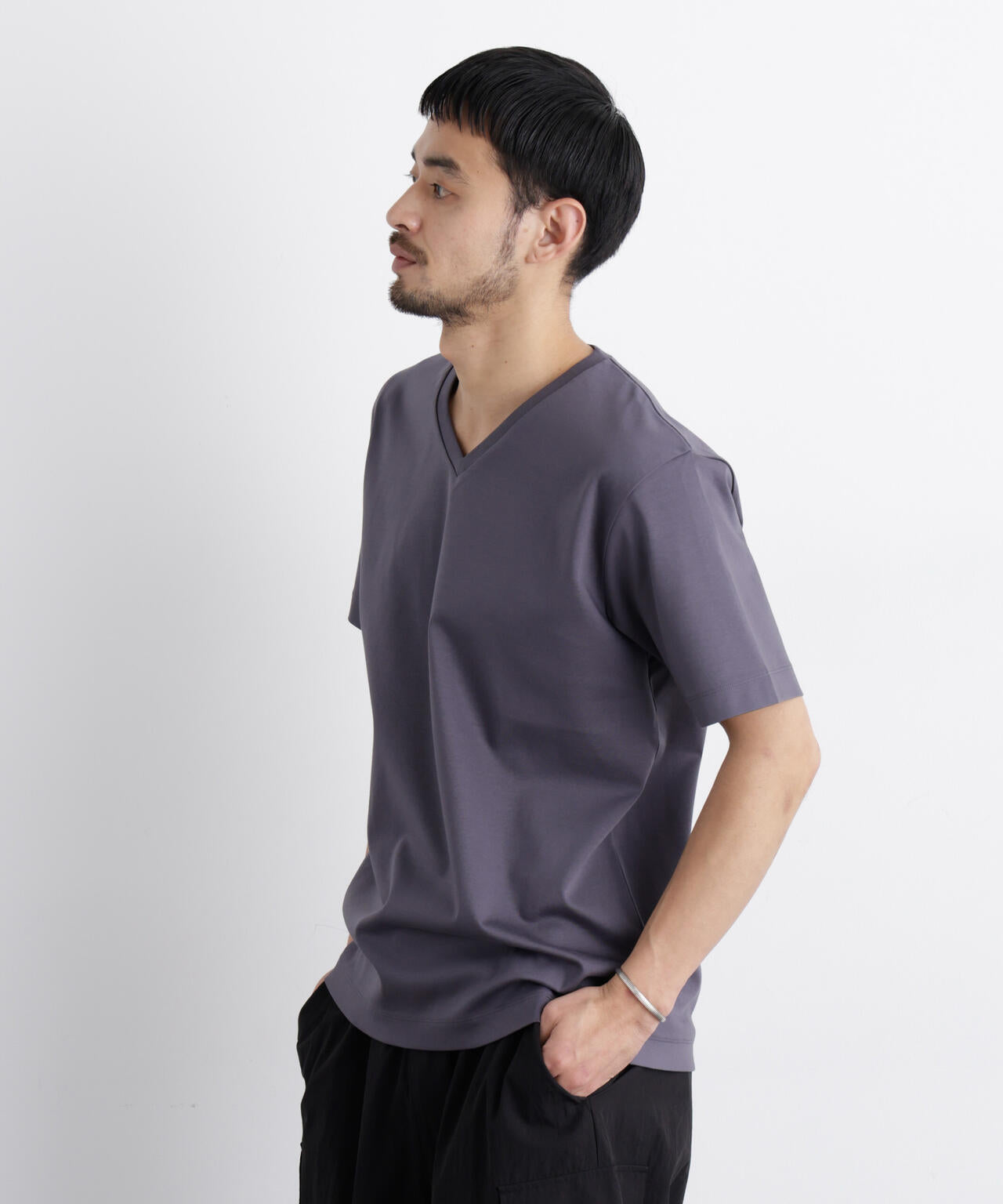 アンチスメル Vネック Tシャツ 半袖 6726124204