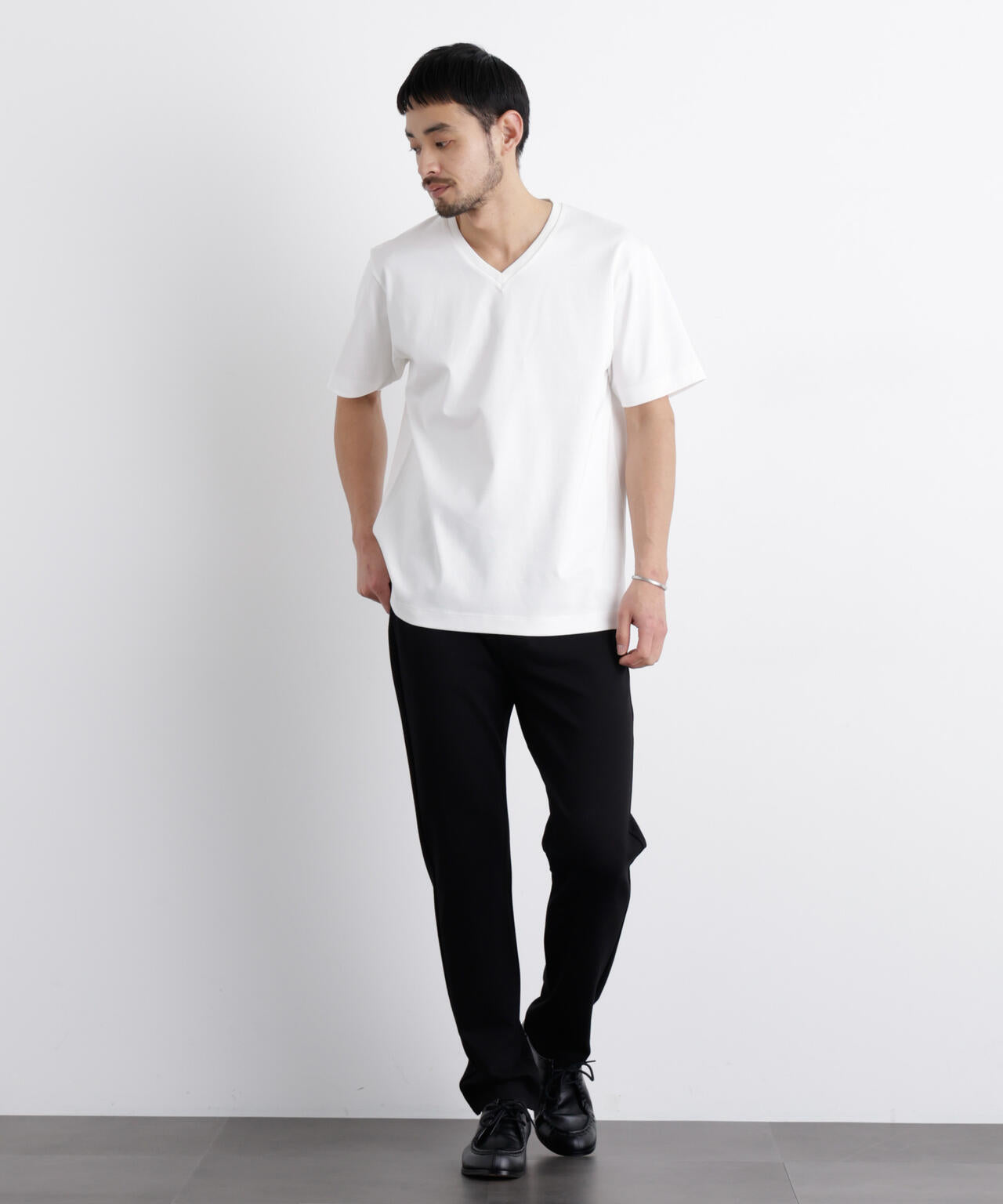 アンチスメル Vネック Tシャツ 半袖 6726124204