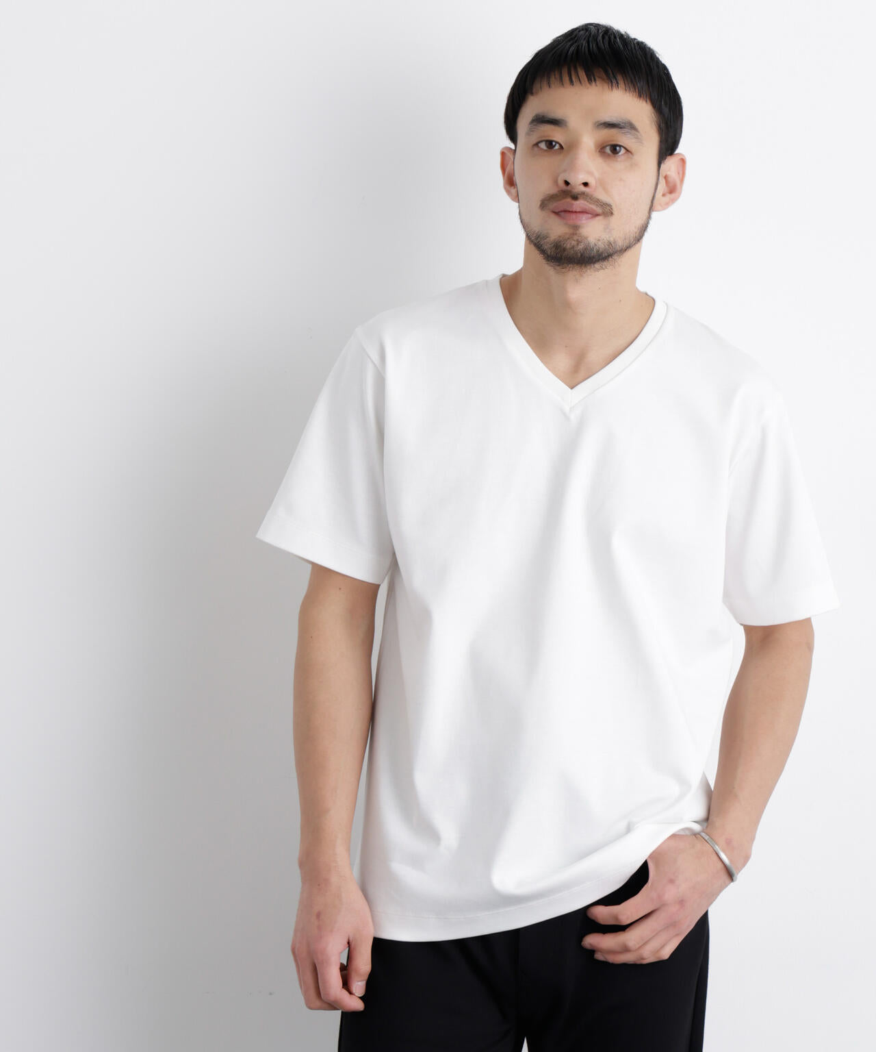 アンチスメル Vネック Tシャツ 半袖 6726124204