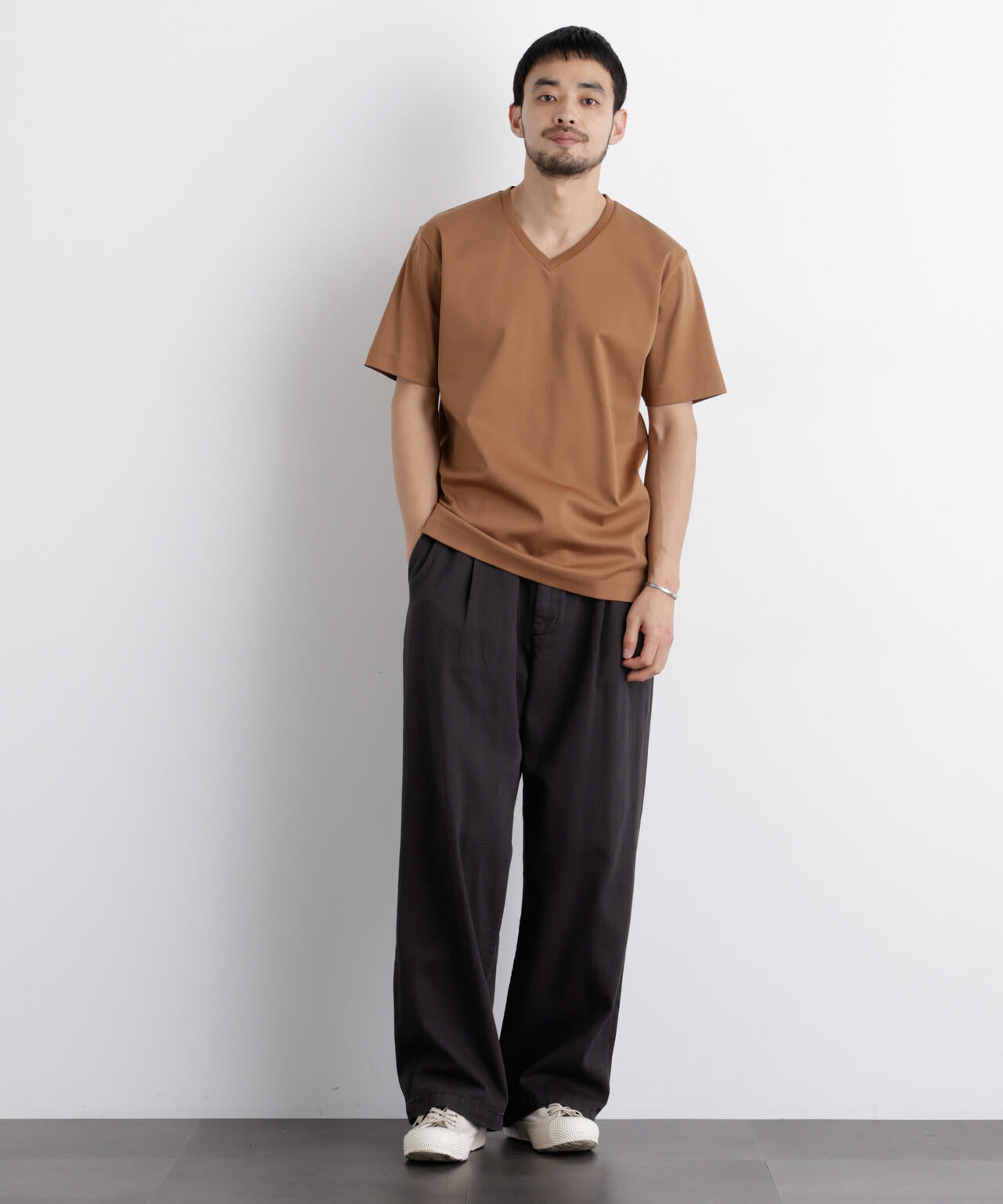 アンチスメル Vネック Tシャツ 半袖 6726124204