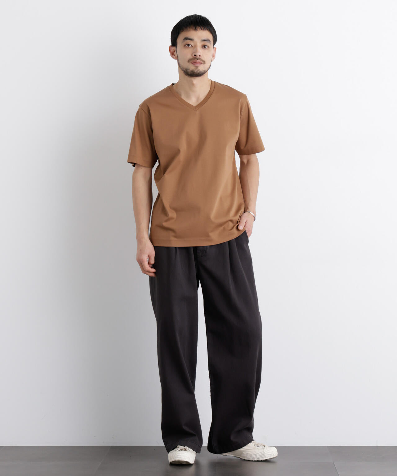 アンチスメル Vネック Tシャツ 半袖 6726124204