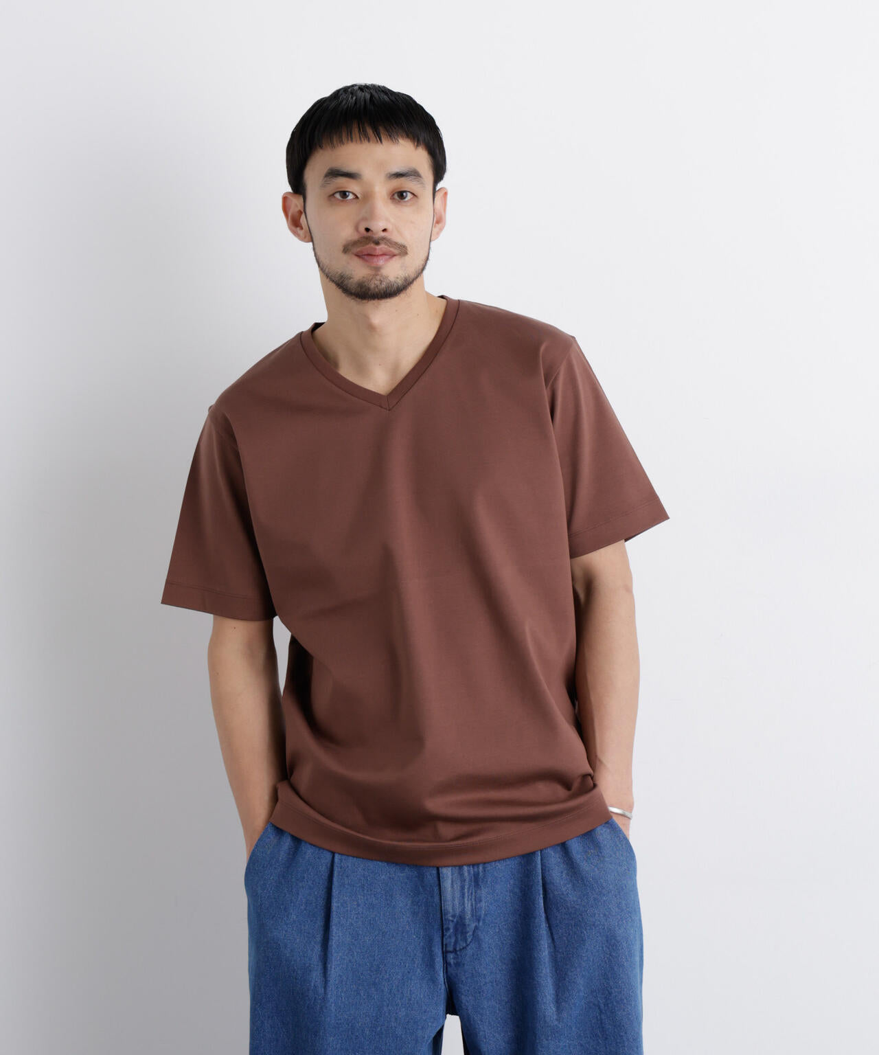 アンチスメル Vネック Tシャツ 半袖 6726124204