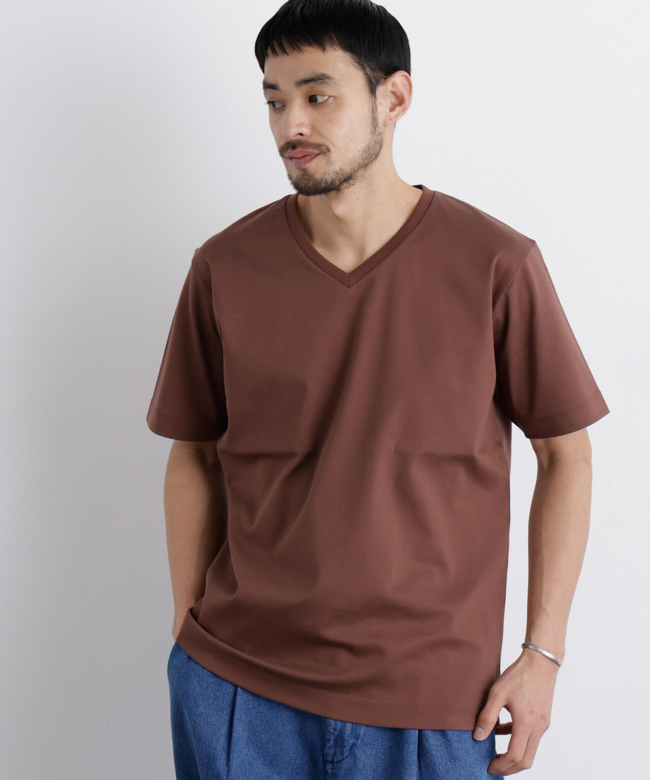 アンチスメル Vネック Tシャツ 半袖 6726124204