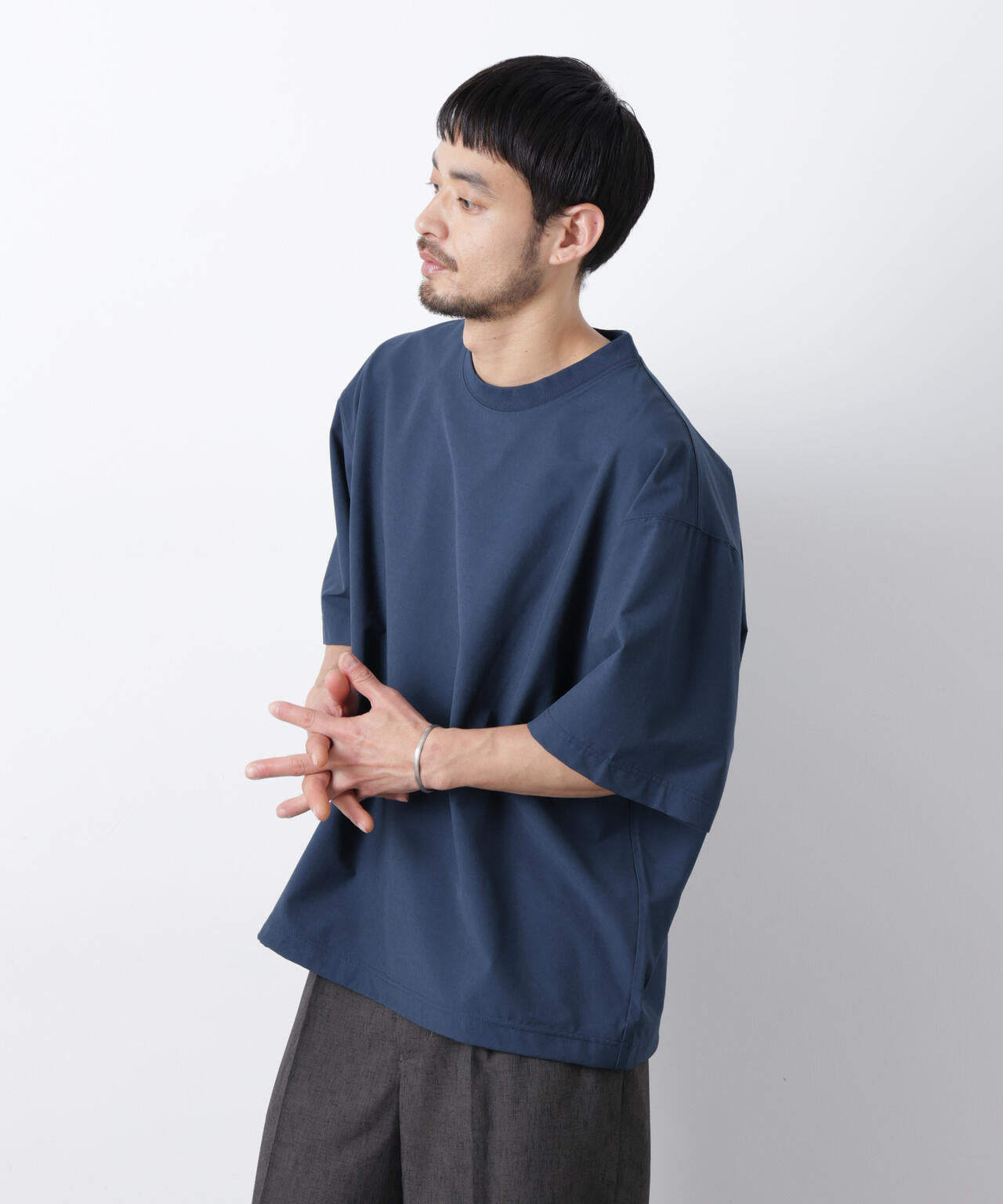 ストレッチワイドプルオーバー Tシャツ半袖(セットアップ可) 6726124208