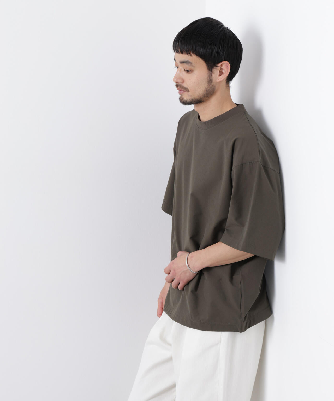 ストレッチワイドプルオーバー Tシャツ半袖(セットアップ可) 6726124208