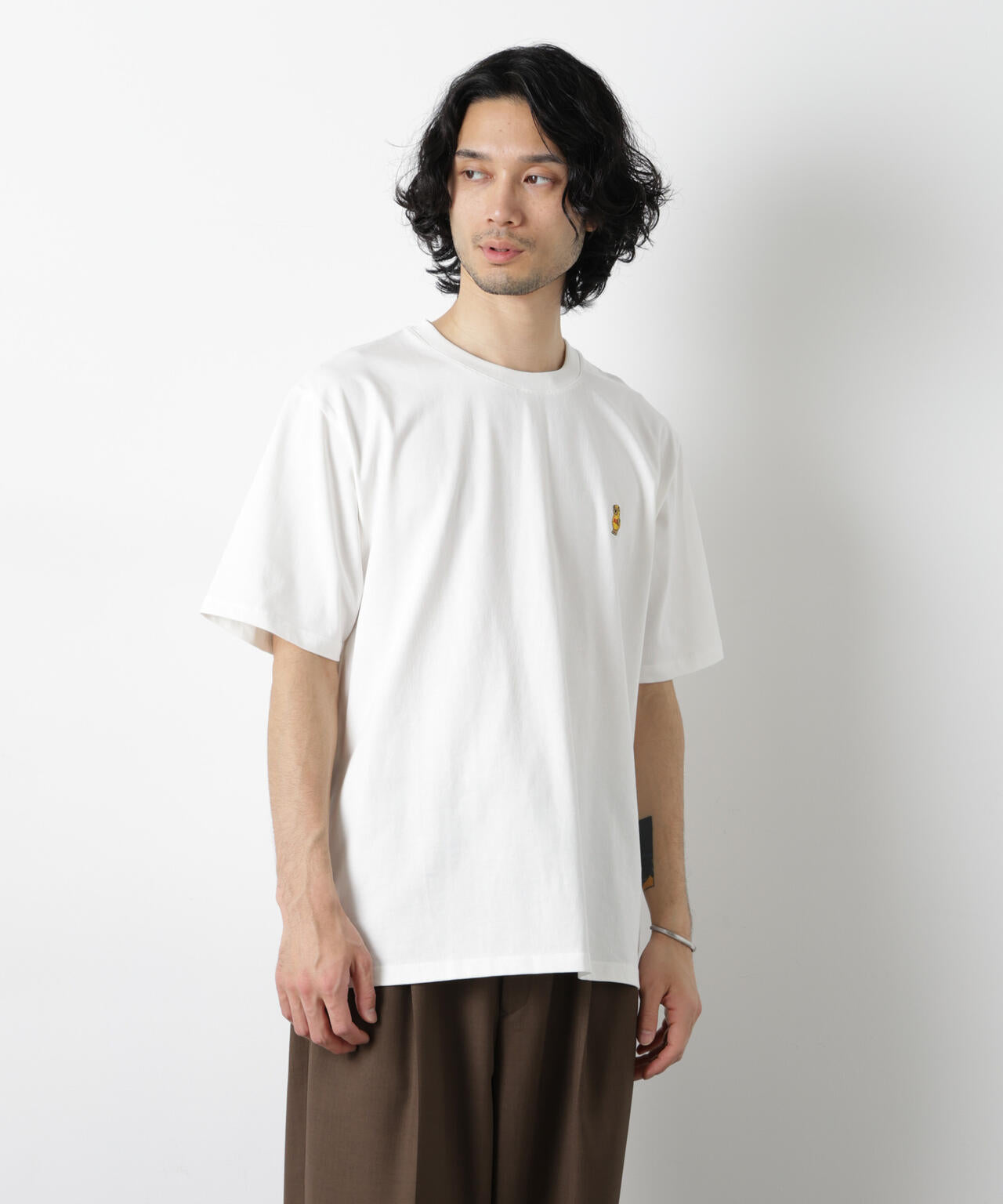 ナノベアTシャツ 半袖(落花生) 6726124210