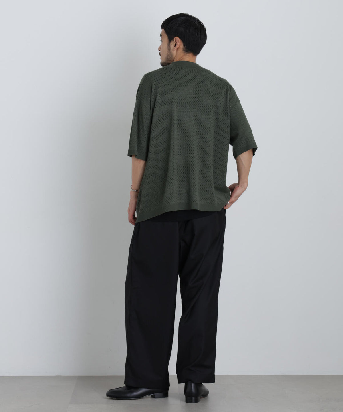 スキッパーテックニットポロシャツ/半袖 6726124219