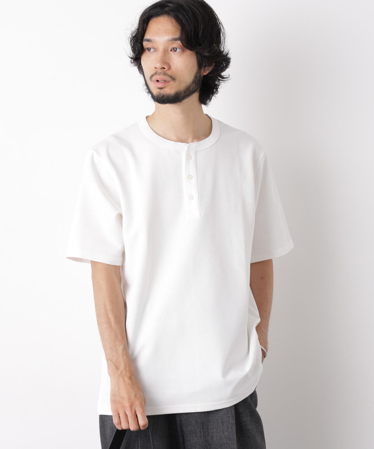 60サーフニットヘンリーTシャツ 半袖 6726124235