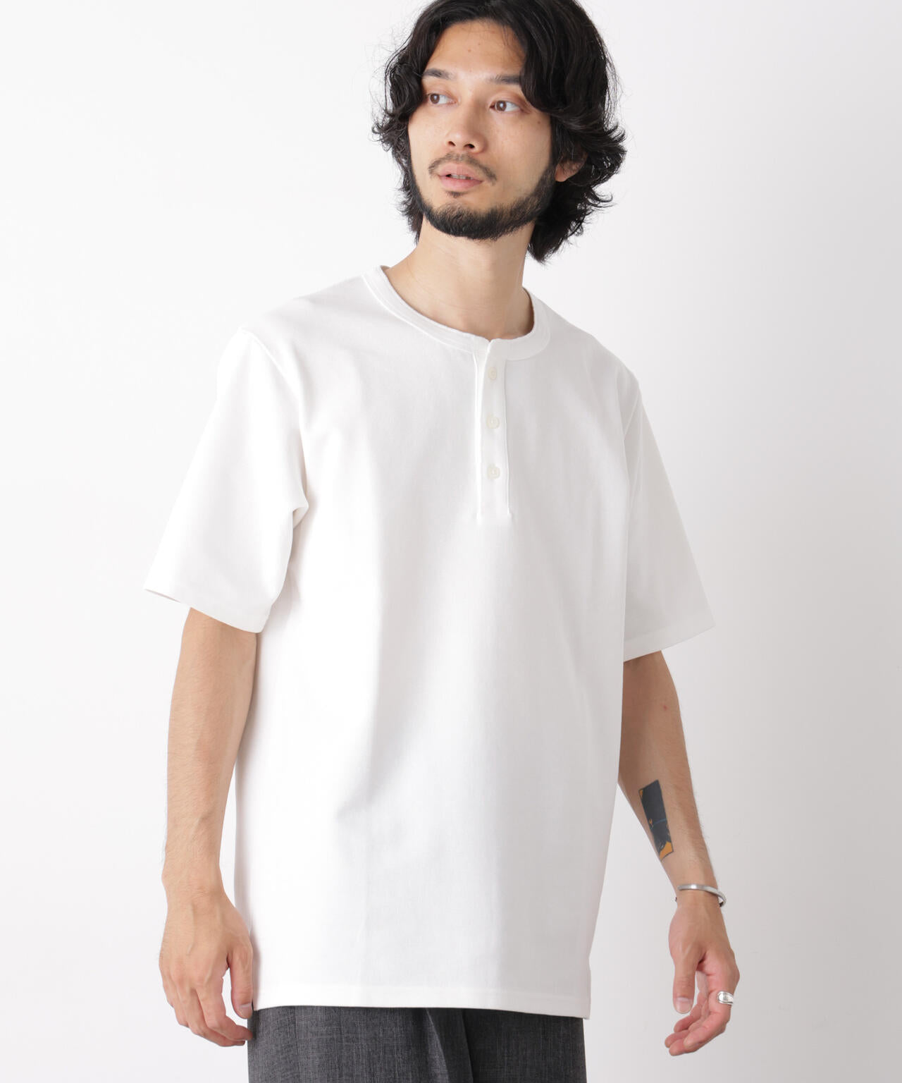 60サーフニットヘンリーTシャツ 半袖 6726124235