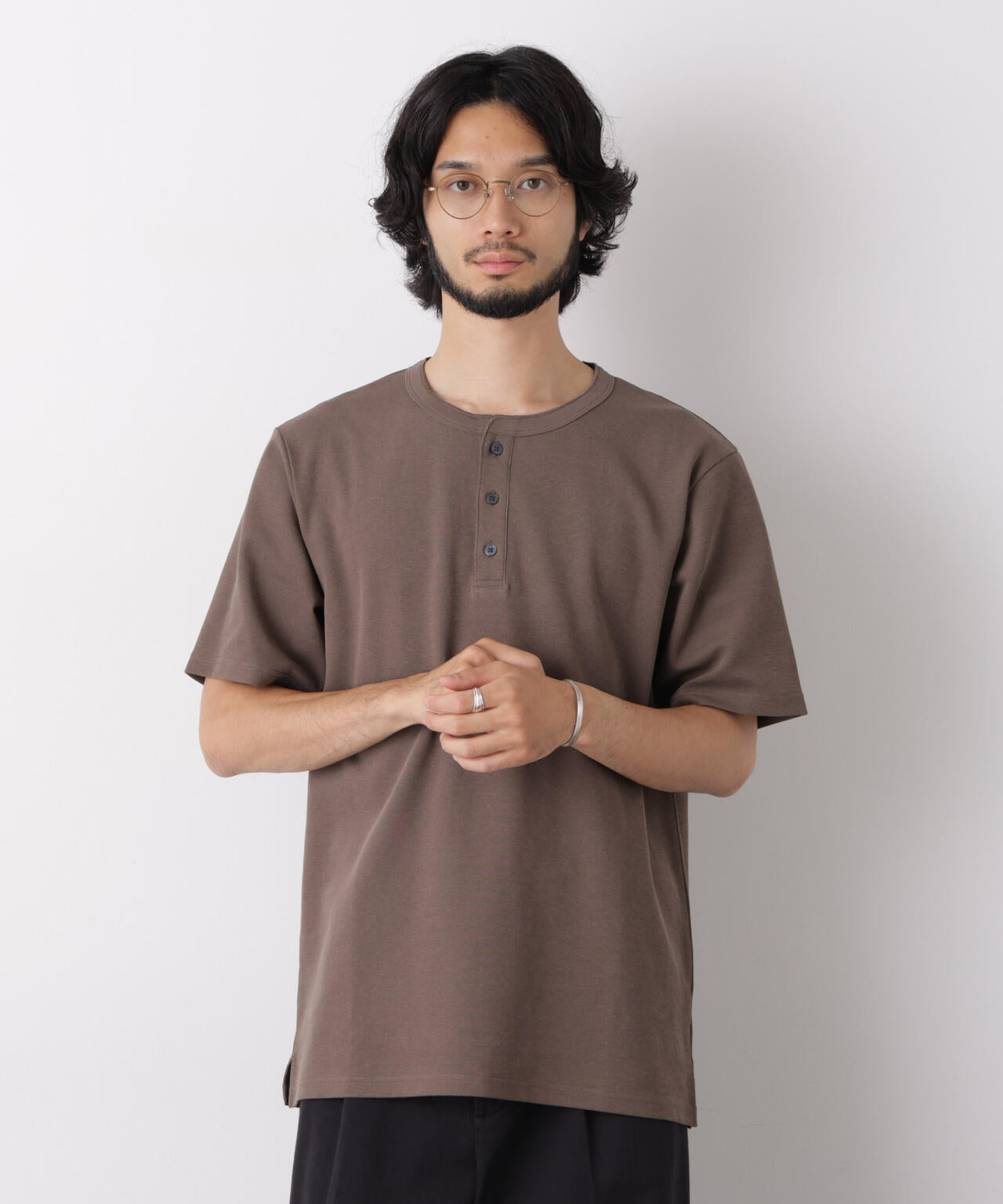 60サーフニットヘンリーTシャツ 半袖 6726124235