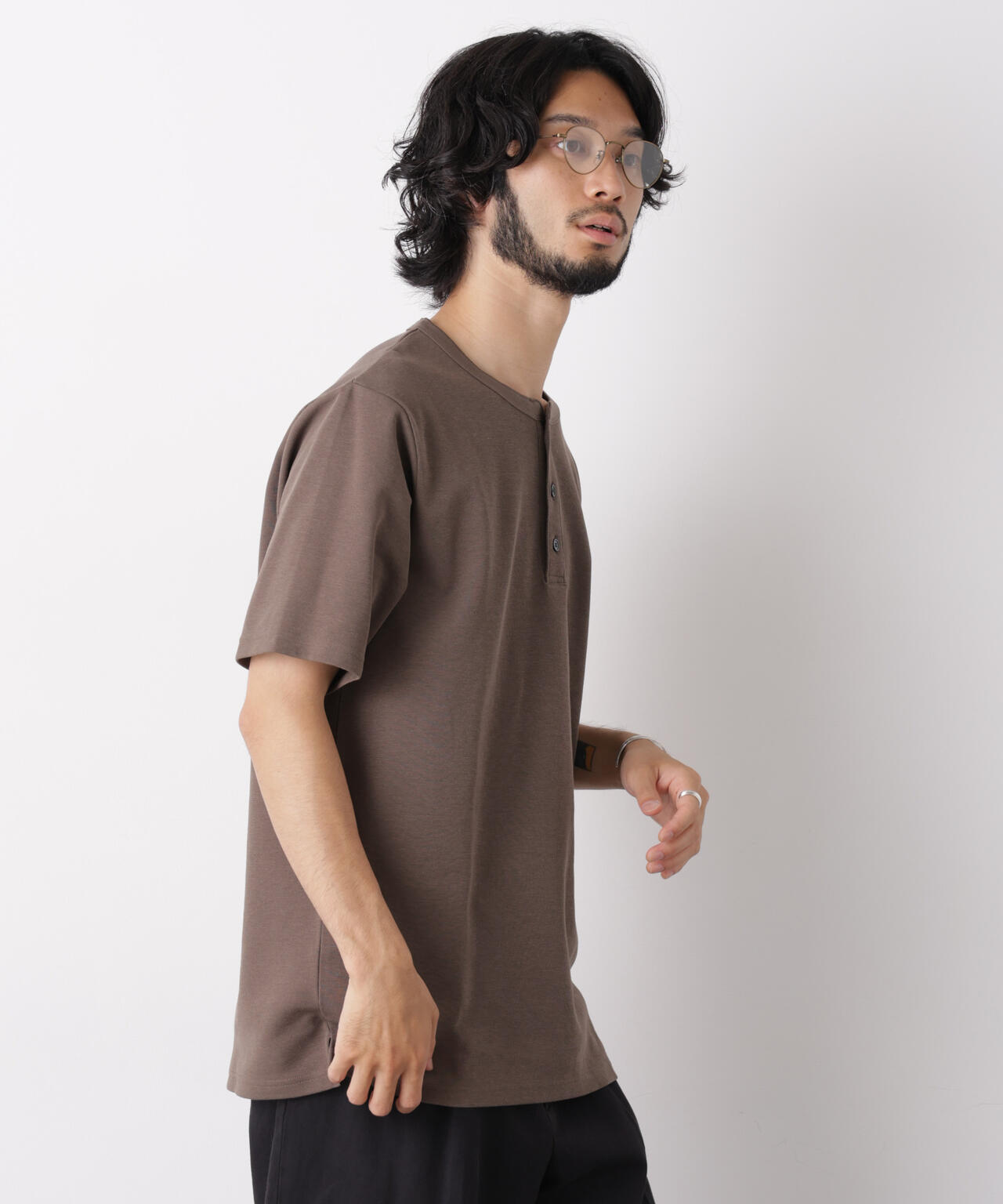 60サーフニットヘンリーTシャツ 半袖 6726124235