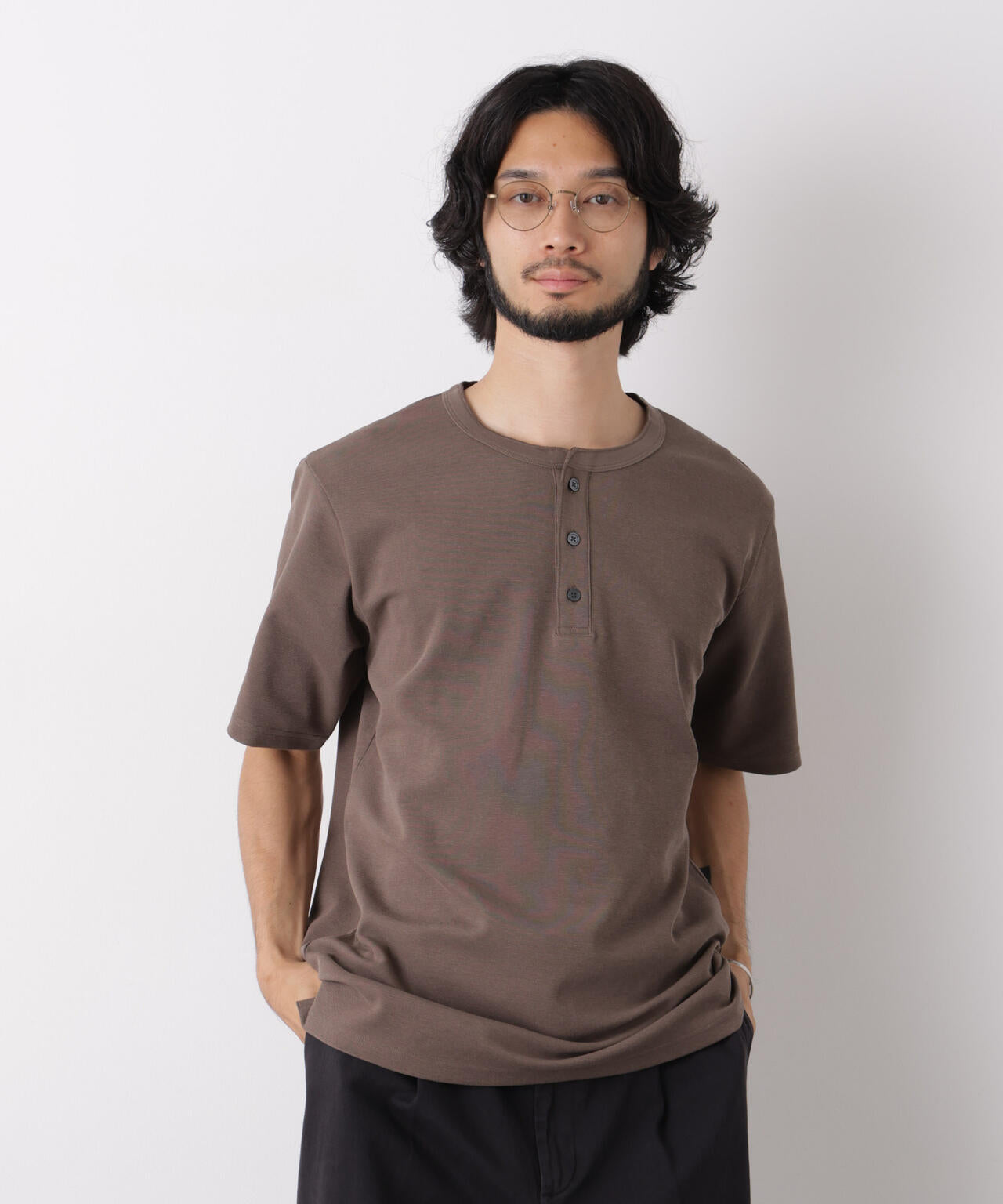 60サーフニットヘンリーTシャツ 半袖 6726124235