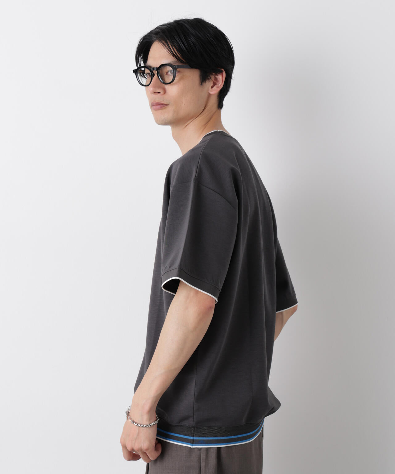 リブスムースTシャツ 半袖 6726124246