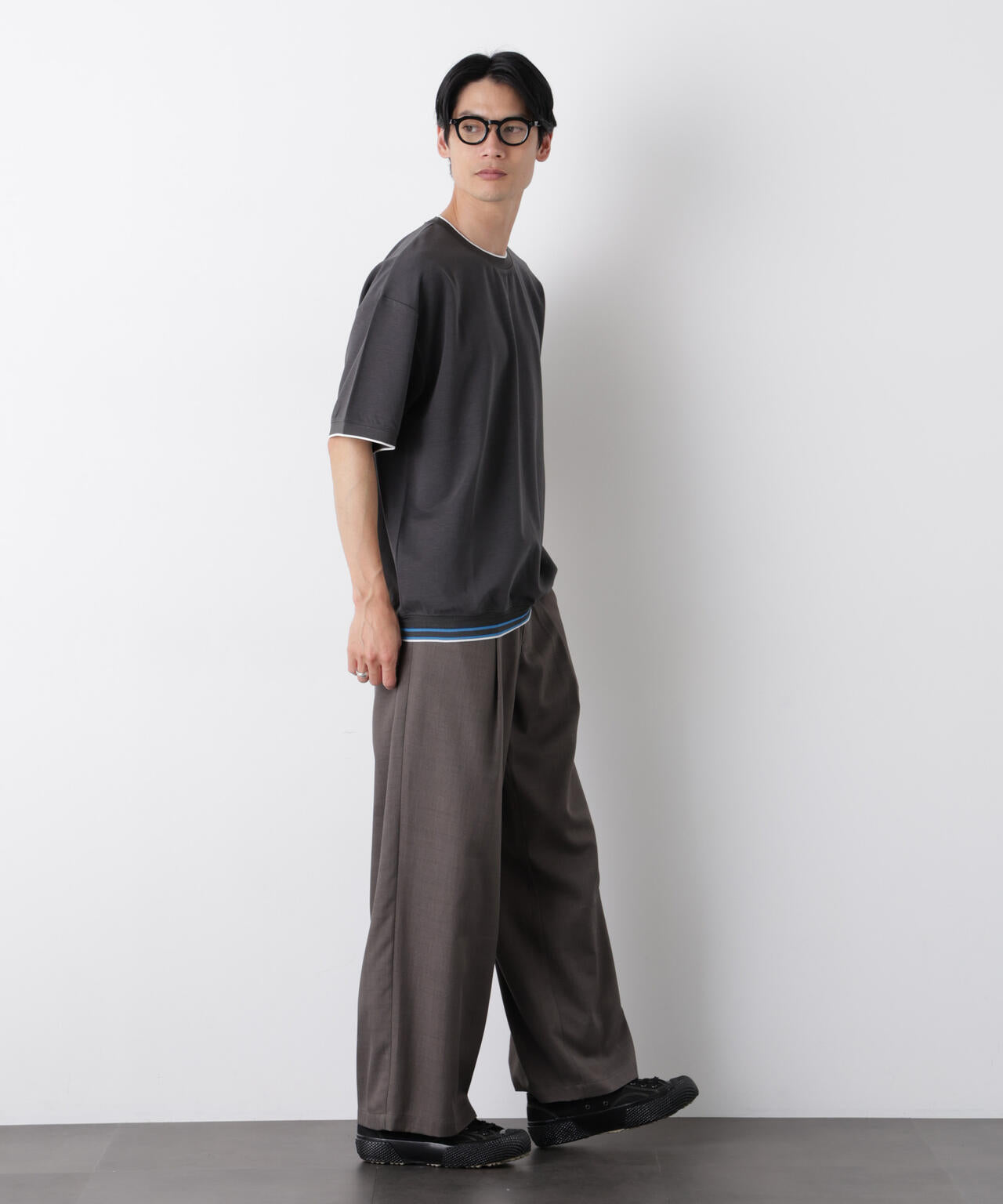 リブスムースTシャツ 半袖 6726124246