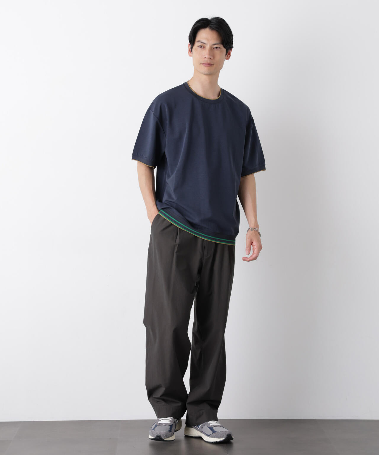 リブスムースTシャツ 半袖 6726124246
