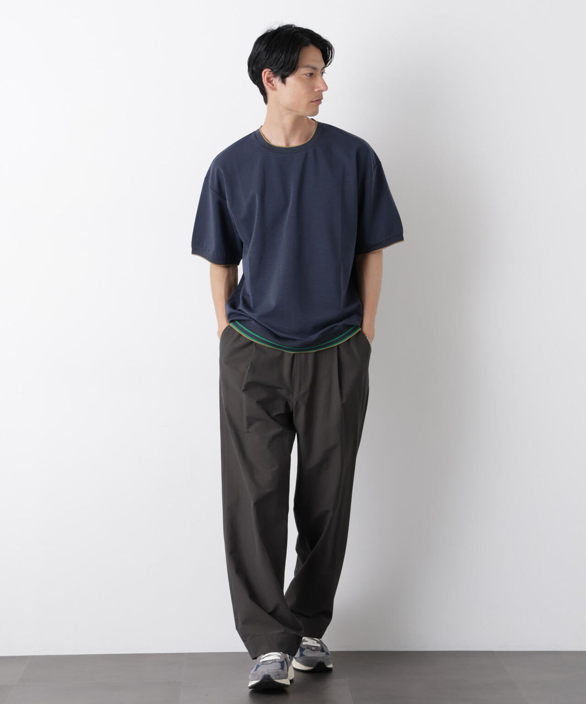 リブスムースTシャツ 半袖 6726124246