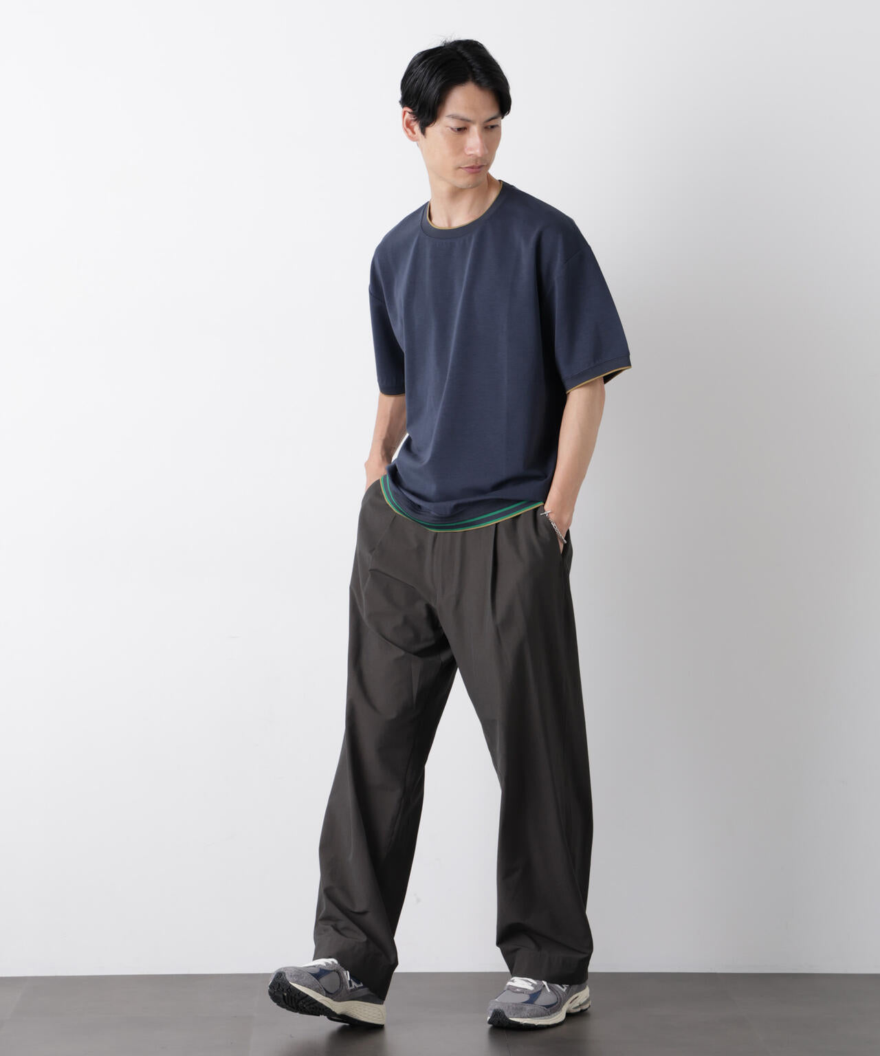 リブスムースTシャツ 半袖 6726124246
