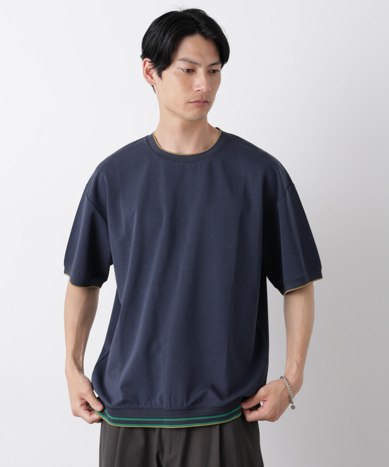 リブスムースTシャツ 半袖 6726124246